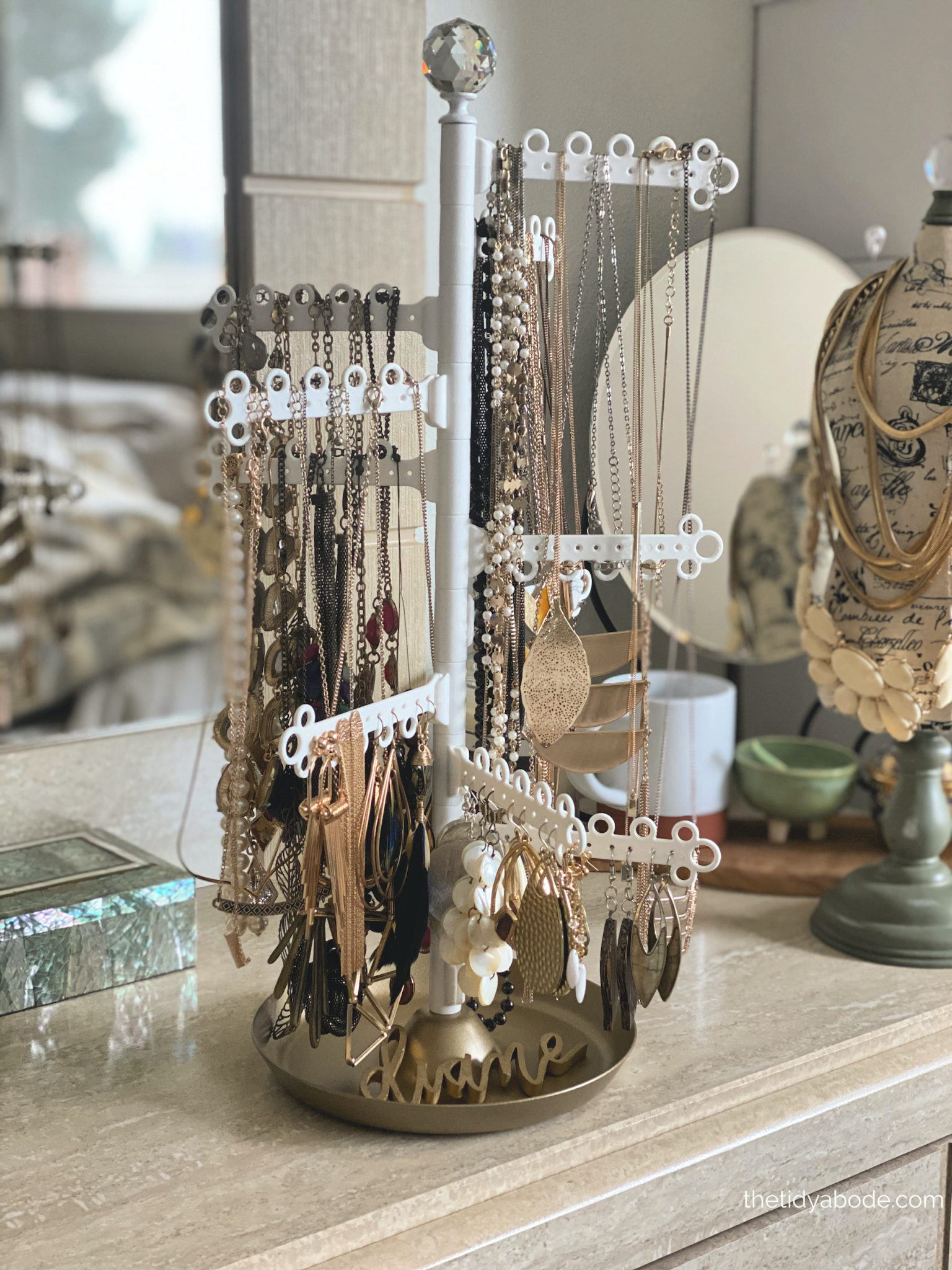 Jewelry Organization • The Tidy Abode