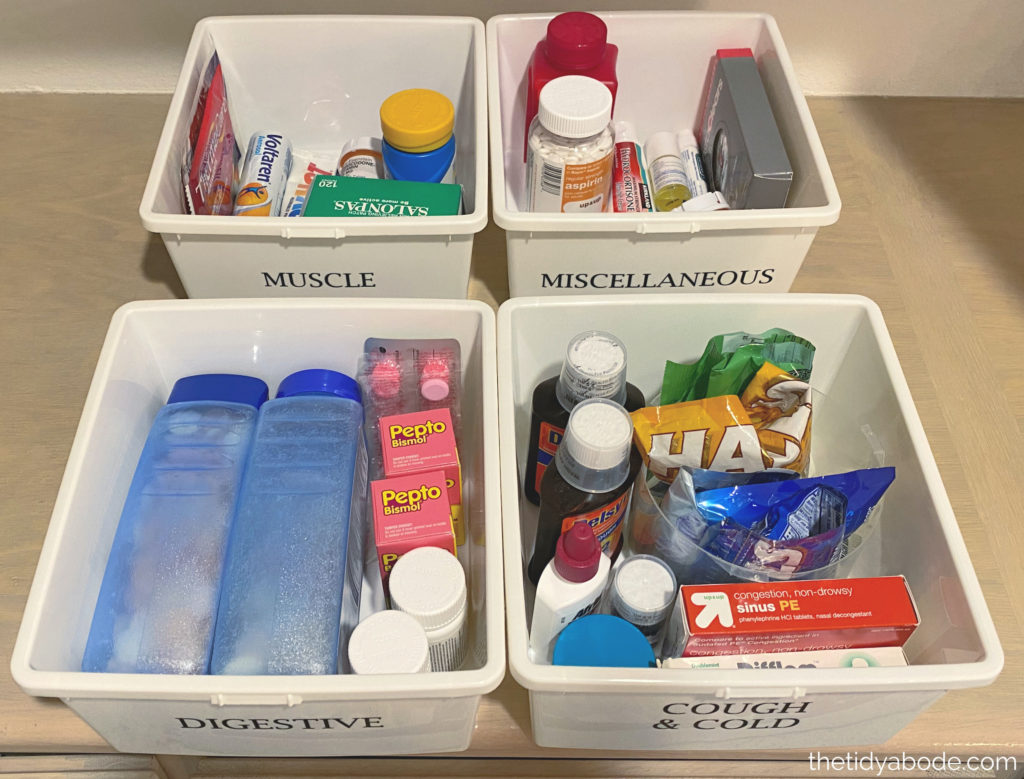 Organizing the Medicine Cabinet – Love & Renovations